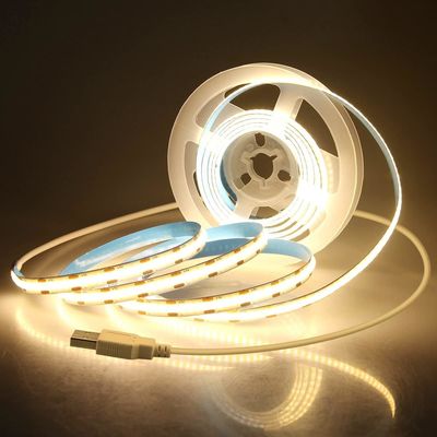 Zmiana koloru 32.8FT LED Cob Strip Lights z 480 LED 24V Voltage CE / RoHS Certyfikacja