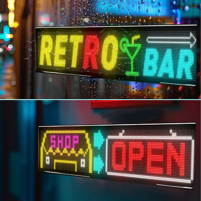 Wysoka jasność 3500 Nits LED Elastyczny ekran Bluetooth 1330x192mm