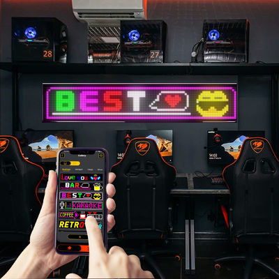 3500 Nits Jasność LED Elaktywny ekran z 16*144 rozmiarami pikseli Panel macierzysty APP Control / Remote / Bluetooth