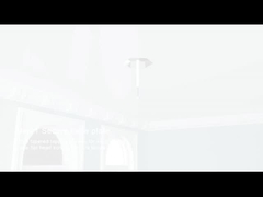 Okrągłe światło LED RGBIC z 1800 lumenami Jasność Instalacja podłączona do kabli Funkcja tłumieniowa