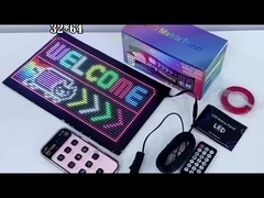 Wysoka jasność 3500 Nits LED Elastyczny ekran Bluetooth 1330x192mm